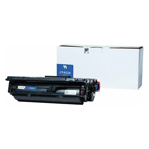 Картридж лазерный NV PRINT (NV-CF453A) для HP LJ M652/M653/M681/M682, пурпурный, ресурс 10500 страниц, NV-CF453AM