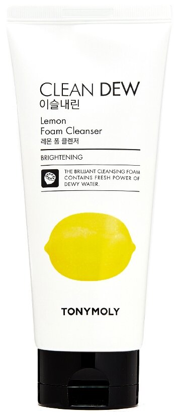 TONY MOLY пенка для умывания Clean Dew с экстрактом лимона, 180 мл, 287 г