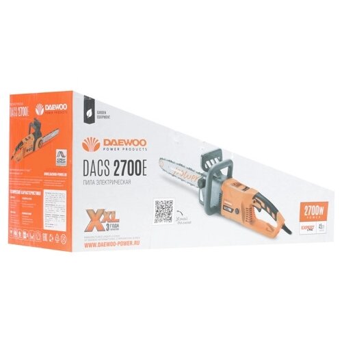 Пила цепная электрическая DAEWOO DACS 2700E (2.7кВт, 45см)