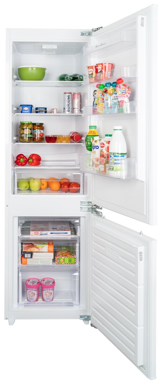 Встраиваемый холодильник SCHAUB LORENZ белый - фото №5