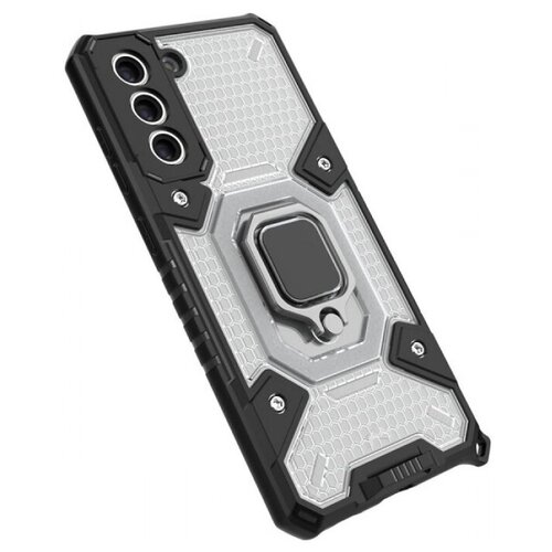 Honeycomb Armor Противоударный чехол с защитой камеры и кольцом для Samsung Galaxy S21 honeycomb armor противоударный чехол с защитой камеры и кольцом для samsung galaxy s22 ultra