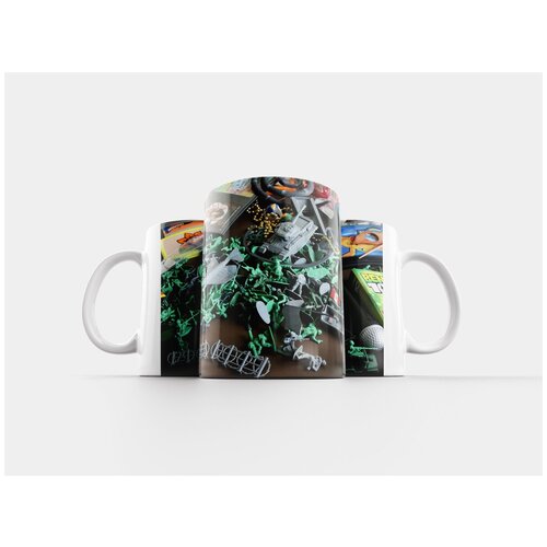 фото Кружка "игрушечные солдатики, армия, игрушки" 320 мл lotsprints