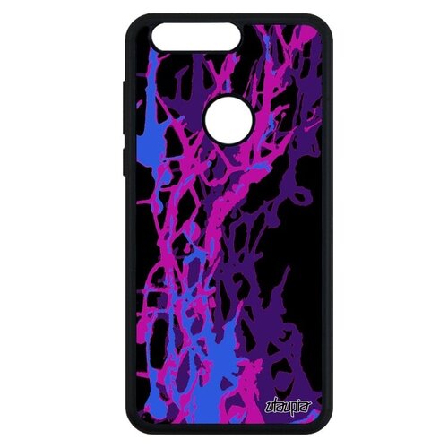 фото Красивый чехол на мобильный // honor 8 // "огонь" узор эффект, utaupia, фиолетовый