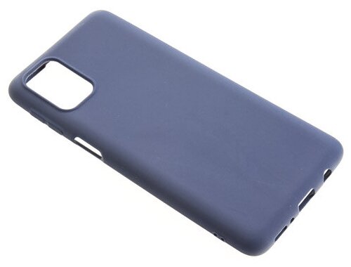 Силиконовый чехол TPU Case матовый для Samsung M31S синий