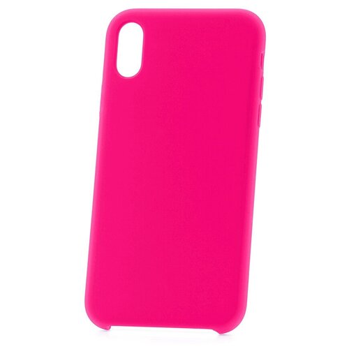 фото Чехол на айфон xs max derbi slim silicone-2 ярко-розовый