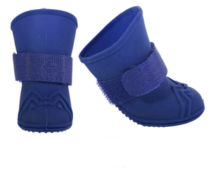 Ботинки для собак силиконовые RB-BL №1 4шт (синие)
