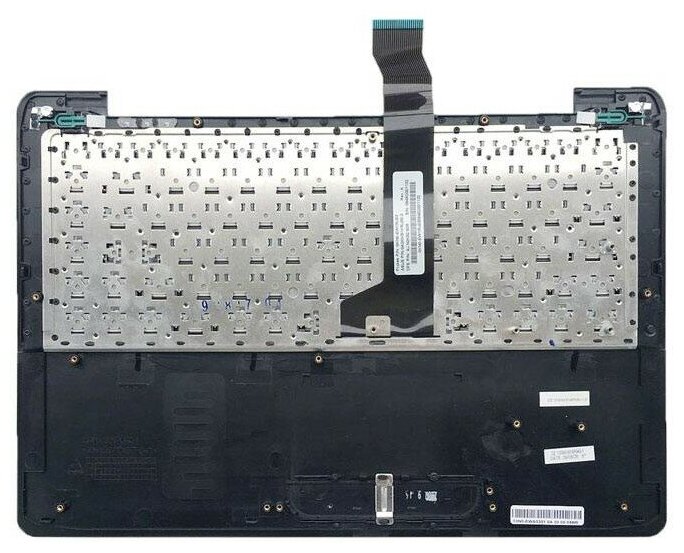 Клавиатура для ноутбука Asus 9JN2K8250R черная с черным топкейсом