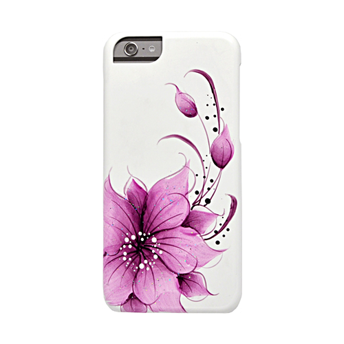 Накладка iCover Hand Printing для iPhone 6 / 6s - Flower Purple