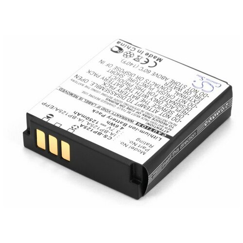 аккумуляторная батарея для видеокамеры samsung hmx m20 ia bp125a 3 7v 1200mah Аккумулятор для видеокамеры Samsung BP125A, IA-BP125A