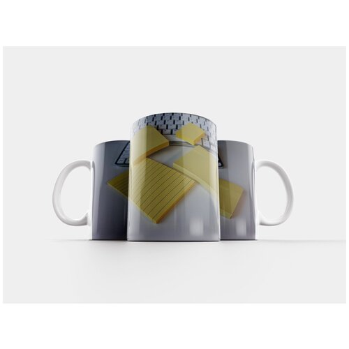 фото Кружка "postit, записки, клейкие записки" 320 мл lotsprints