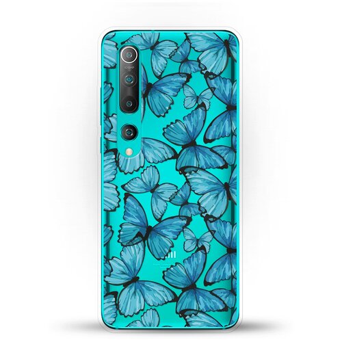 фото Силиконовый чехол бабочки на xiaomi mi 10 pro andy & paul