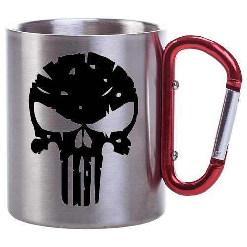 фото Металлическая кружка с карабином ктулху drabs