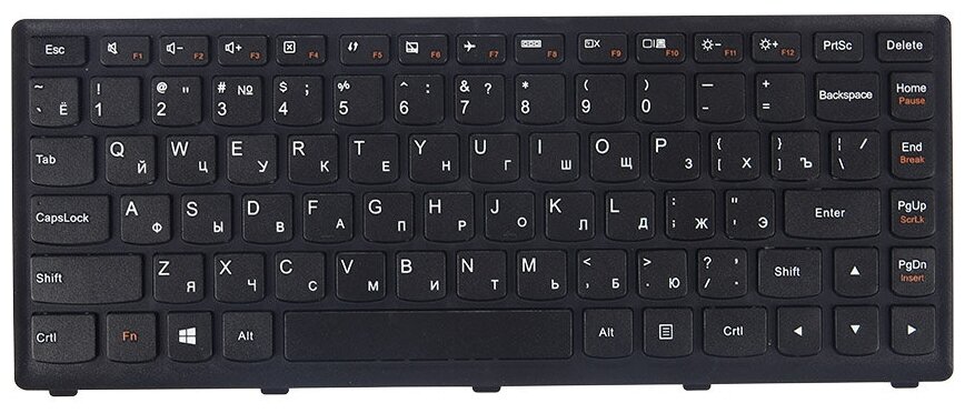 Клавиатура для Lenovo IdeaPad S400 S300 S400U S40-70 S405 T3E1-RU NSK-BC6SC 25208605 25-205086