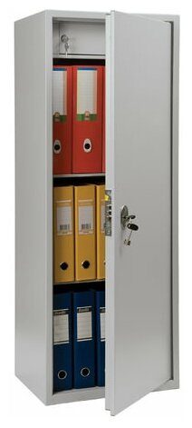 Шкаф металлический для документов AIKO "SL-125Т" светло-серый, 1252х460х340 мм, 28 кг - фотография № 2