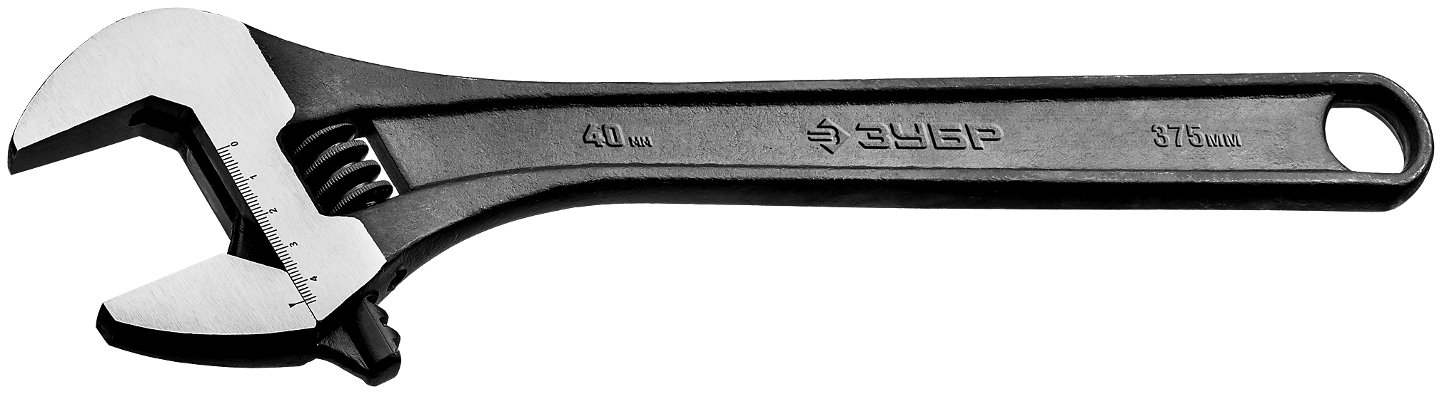 ЗУБР 300 / 40 мм, Разводной ключ (27251-37)