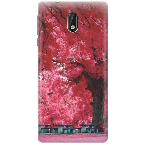 фото Re:pa накладка transparent для nokia 3 с принтом "чудесное дерево"