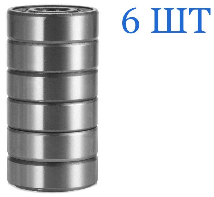 Подшипник 6800 2RS, 61800 2RS, 1000800 2RS, 10х19х5 (6 шт.)