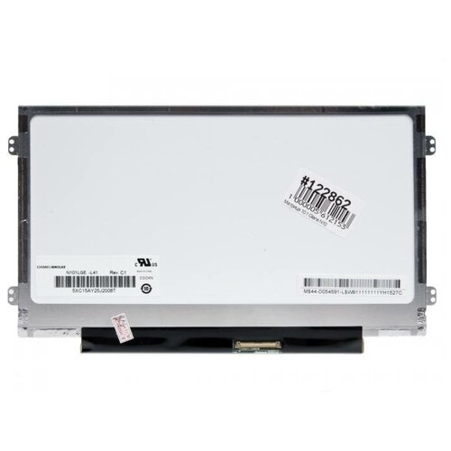 Матрица 10.1 Glare N101LGE-L41, WSVGA 1024x600, 40L, cветодиодная (LED), Chi Mei, уши Л/П