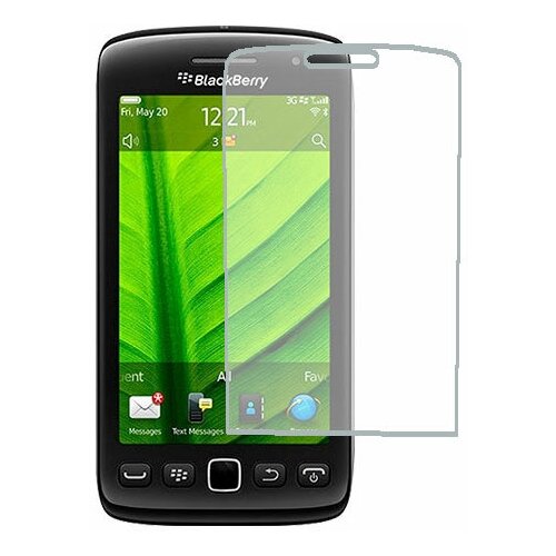 BlackBerry Torch 9850 защитный экран Гидрогель Прозрачный (Силикон) 1 штука blackberry curve 9370 защитный экран гидрогель прозрачный силикон 1 штука