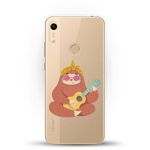 фото Силиконовый чехол лама с гитарой на honor 8a andy & paul