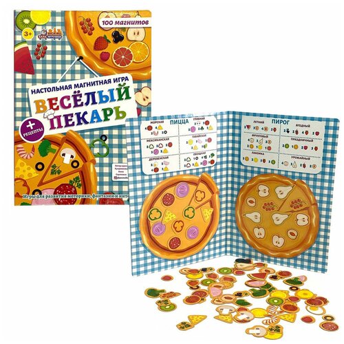 Настольная магнитная игра «Веселый пекарь»