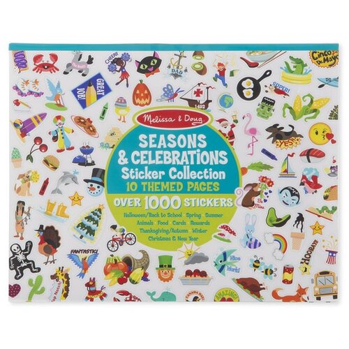 фото "творчество"набор стикеров "времена года и праздники" melissa doug 4215 melissa & doug