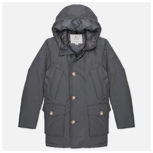 Пуховик Woolrich, средней длины, подкладка, размер M, серый