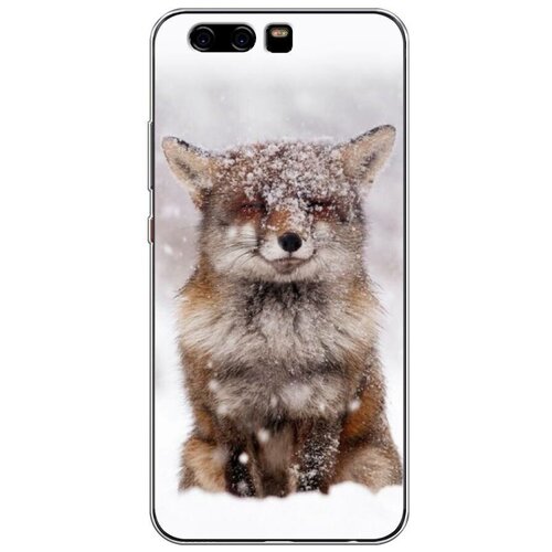 фото Силиконовый чехол "зимняя лиса" на huawei p10 / хуавей п10 case place