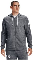 Толстовка Under Armour Rival Terry FZ Hoodie Серый LG 1361606-012