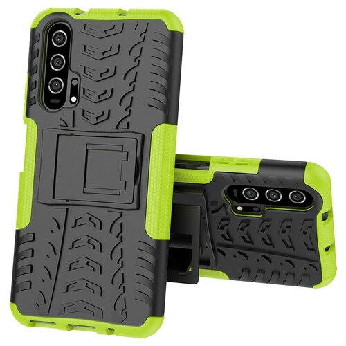 фото Чехол-бампер mypads для honor 20s(китайская версия yal-al50) / honor 20 противоударный усиленный ударопрочный зеленый