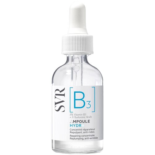 SVR [B3] Ampoule Hydra увлажняющая сыворотка для лица с витамином B3, 30 мл svr [b3] ampoule hydra увлажняющая сыворотка для лица с витамином b3