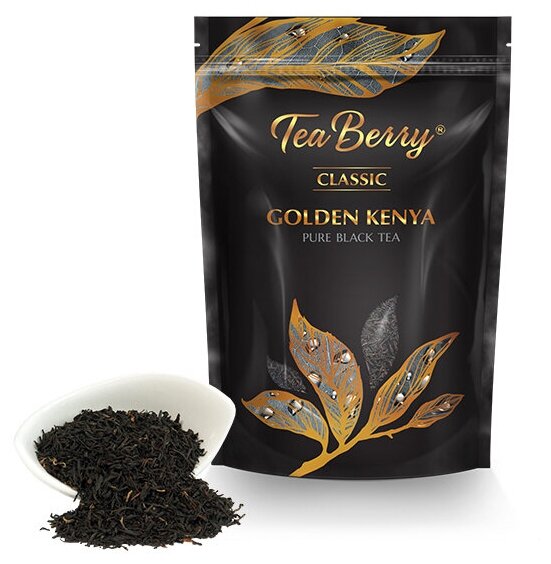 Чай черный листовой Теа Berry "Golden Kenya" 200 гр. (doypack) - фотография № 1