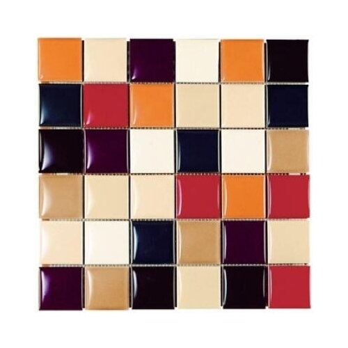 Мозаика керамическая (глянцевая) Equipe ceramica Logos mosaic hot 30,5х30,5 см 5 шт