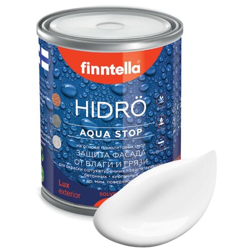 Краска акриловая finntella Hidro матовая lumi 0.9 л