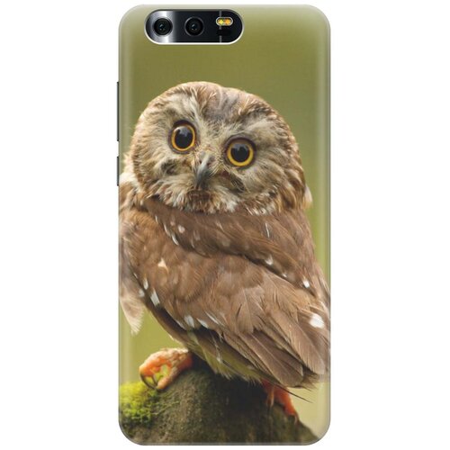 фото Gosso ультратонкий силиконовый чехол-накладка для honor 9 с принтом "сова на дереве"