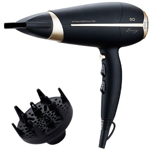 Фен BQ BQ-HD2021B Черный-Золотой 164900₽