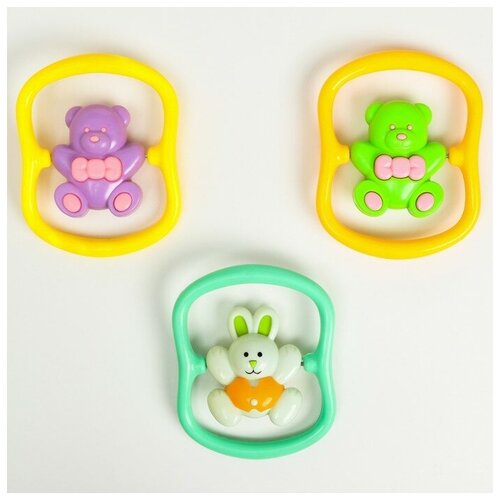 Погремушка - вертушка «Малыши», виды микс