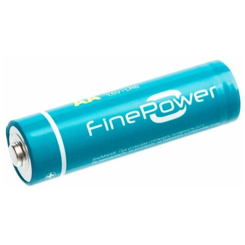 Батарея FinePower Alkaline LR6 Size AA 1.5V, 1 шт.