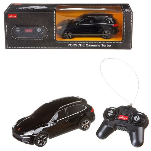 Машина р у 1:24 Porsche Cayenne Turbo Цвет Черный 2.4G 46100B