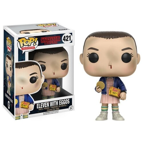 Фигурка Funko POP! Stranger Things: Eleven (Eggos) (Одиннадцать с Вафлями) 13318 фигурка funko pop television stranger things – eleven w eggos 9 5 см