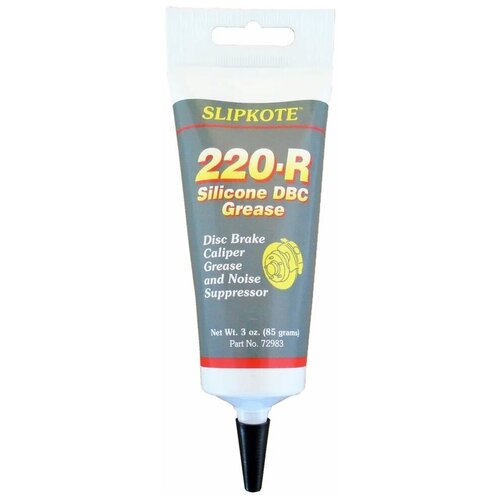 Смазка суппорта дискового тормоза силиконовая HUSKEY Slipkote 220-R Silicone Disc Brake Caliper Grease and Noise Suppressor (85,1г.)