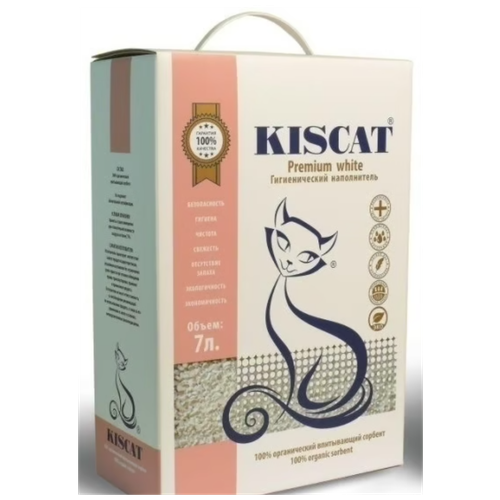 Наполнитель KISCAT 5Л Premium White полигелевый