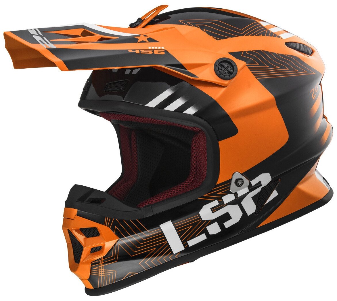 Шлем LS2 MX456 LIGHT RALLIE (S, Orange Black)