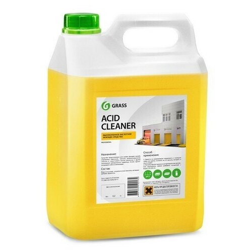 160101_средство для очистки фасадов! кислотное ’Acid Cleaner’ (канистра 5.9кг)\ GRASS 160101