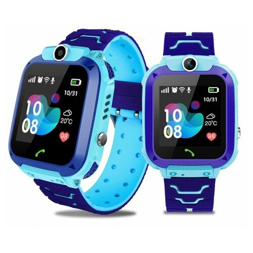 фото Детские смарт часы smart kids watch (синий) gprs, камера, собственная sim отличного качества! sunrise