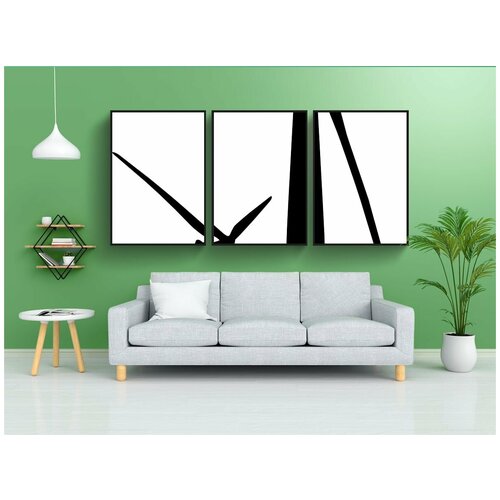 фото Набор модулных постеров для интерьера "мельница, турбина, мощность" 60x90 см. в тубусе, без рамки lotsprints