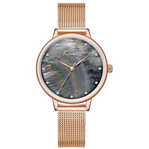 Наручные часы KIMIO Fashion K6385M, черный, золотой наручные часы черный розовый