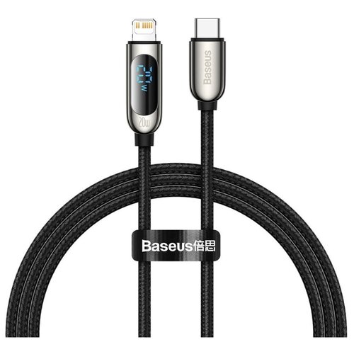 Кабель Baseus Display Fast Charging Data Cable Type-C to Lightning 20W 2m Black (CATLSK-A01)