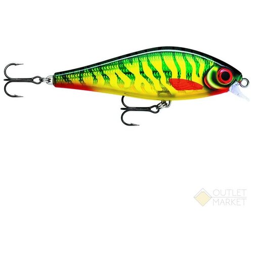 Воблер RAPALA Super Shadow Rap 11 /HTP /медленно тонущ. / 0,9-1,2м, 11см, 38гр. SSDR11-HTP