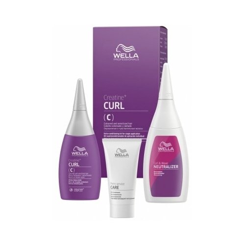 Wella Professional Creatine+ Curl Набор для окрашенных и чувствительных волос, 1 шт.